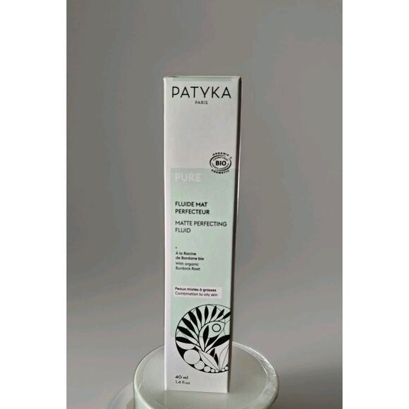 Patyka Paris Pure Matte Perfecting Fluid 40ml Organic Burdock Root Bio Skincare - Picture 1 of 4